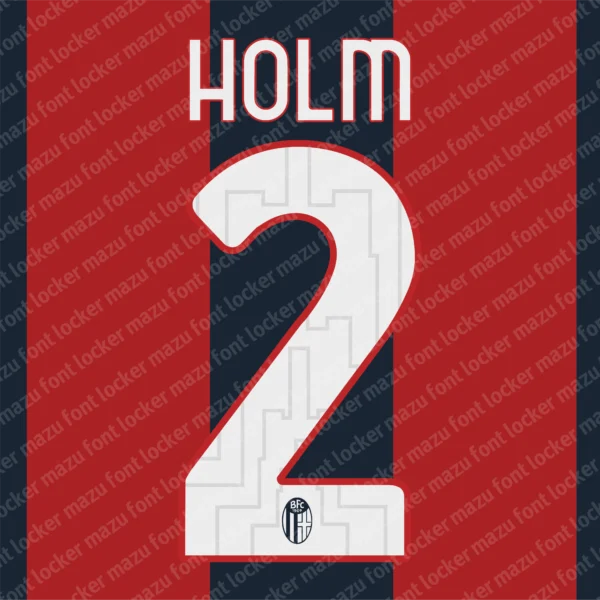 Bologna 2026-2027 Font Vector – Legendary Rossoblù Masterpiece