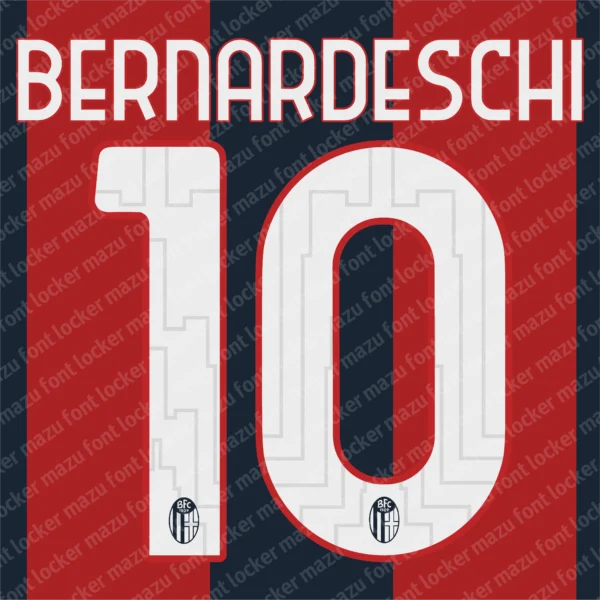 Bologna 2026-2027 Font Vector – Legendary Rossoblù Masterpiece