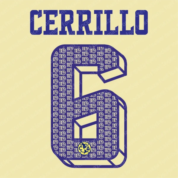 Club America 2026-2027 110th Anniversary Font Vector – Legendary Las Águilas Masterpiece