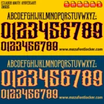 Ecuador 100th Anniversary 2025 Font Vector – Legendary La Tri Masterpiece
