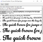 Eintracht Frankfurt 125 Years Anniversary 2024 Font Vector – Legendary Die Adler Masterpiece