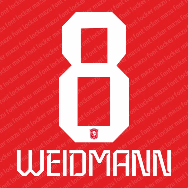 FC Twente 2026-2027 Font Vector – Legendary De Tukkers Masterpiece