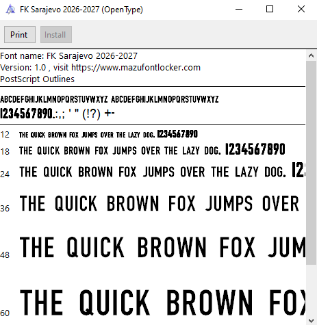 FK Sarajevo 2026-2027 Font Vector – Legendary Bordo-bijeli Masterpiece