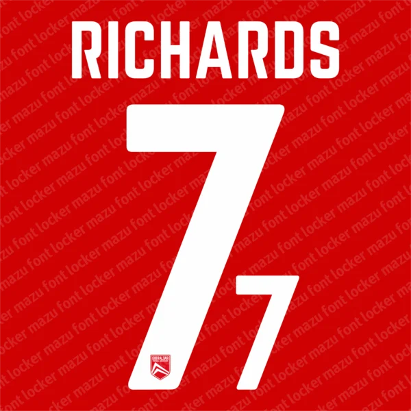 Gibraltar Nations League 2026 Font Vector – Legendary Team 54 Masterpiece