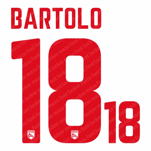 Gibraltar Nations League 2026 Font Vector – Legendary Team 54 Masterpiece