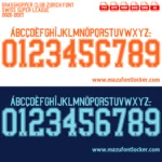 Grasshopper Club Zurich 2026-2027 Font Vector – Legendary Hoppers Masterpiece