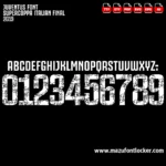 Juventus Super Coppa Italian Final 2019 Font Vector – Legendary Bianconeri Masterpiece