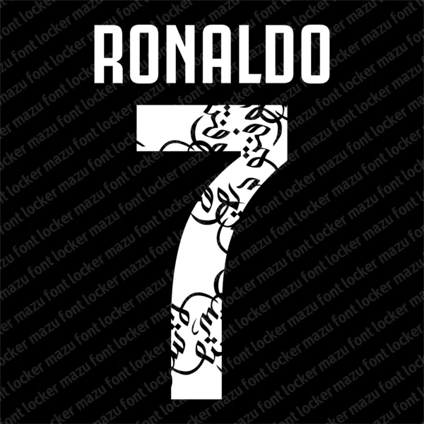 Juventus Super Coppa Italian Final 2019 Font Vector – Legendary Bianconeri Masterpiece