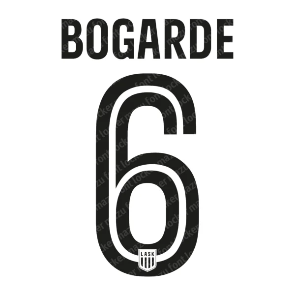 LASK UCL 2026-2027 Font Vector – Legendary Schwarz-Weißen Masterpiece