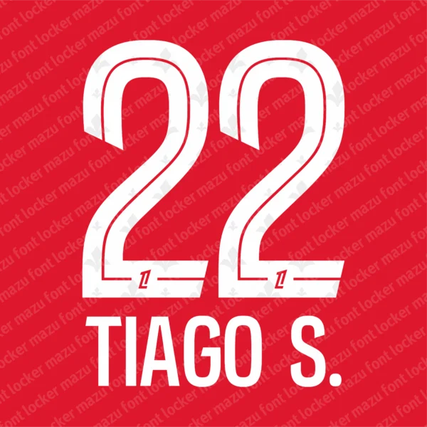 Lille OSC Ligue 1 2026-2027 Font Vector – Legendary Les Dogues Masterpiece
