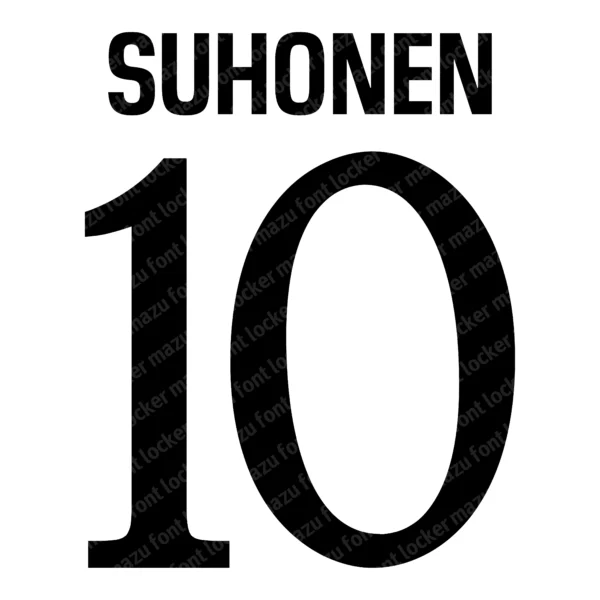 Odense Boldklub 2026-2027 Font Vector – Legendary De Stribede Masterpiece