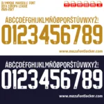 Olympique Marseille UEL 2026-2027 Font Vector – Legendary Les Phocéens Masterpiece