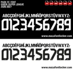 PAOK FC 2026-2027 Font Vector – Legendary Dikefalos Masterpiece