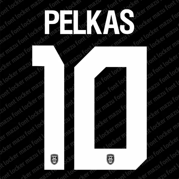 PAOK FC 2026-2027 Font Vector – Legendary Dikefalos Masterpiece