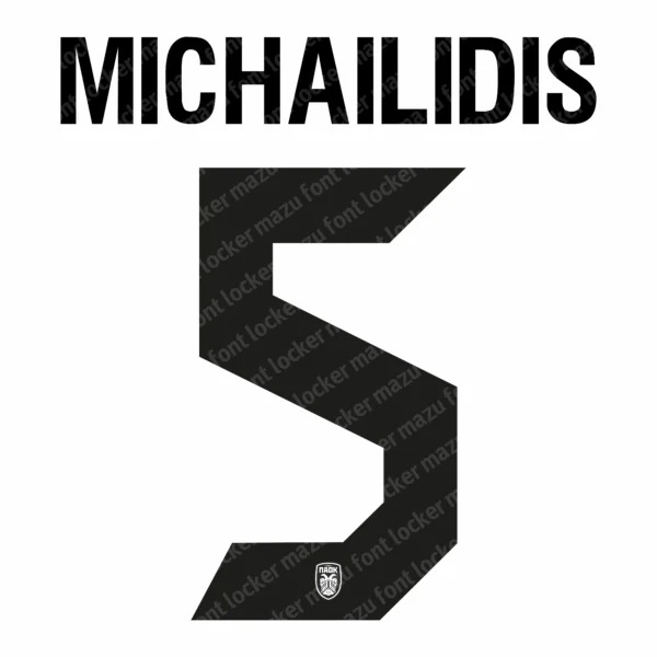 PAOK FC 2026-2027 Font Vector – Legendary Dikefalos Masterpiece