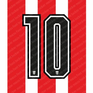 PSV Eindhoven 2026-2027 Special Coen Dillen Font