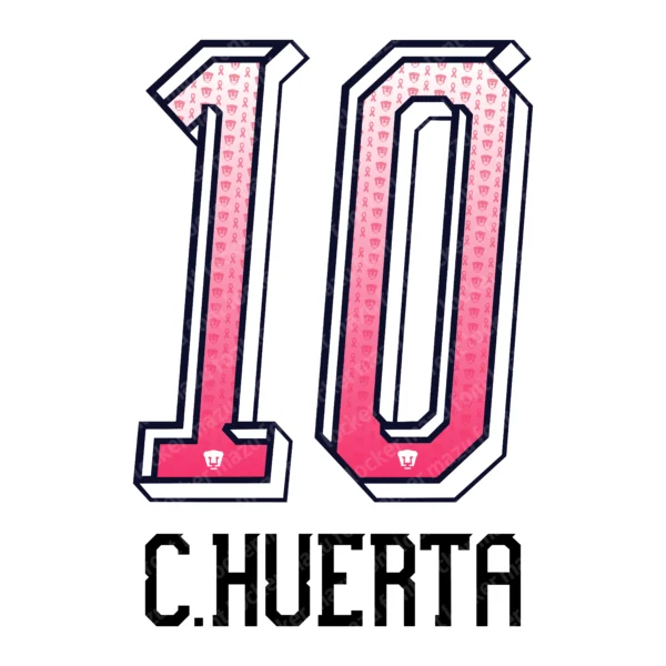 Pumas UNAM Octubre Rosa 2026-2027 Font Vector – Legendary Los Pumas Masterpiece