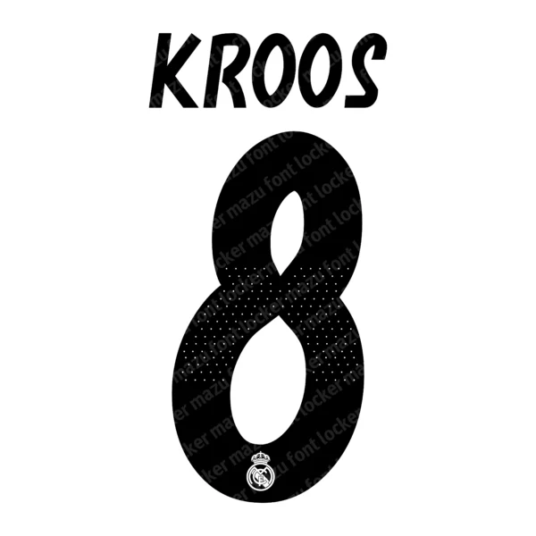 Real Madrid UCL 2018-2019 Font Vector – Epic Los Blancos Masterpiece