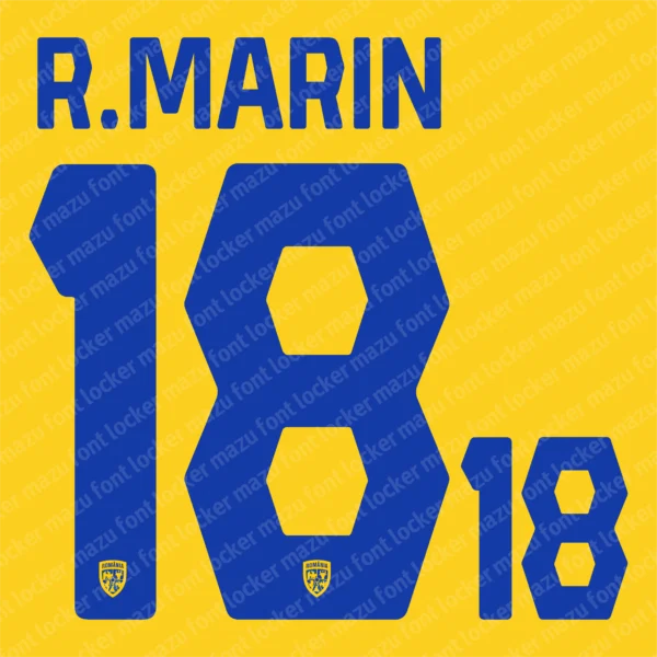 Romania Nations League 2026 Font Vector – Legendary Tricolorii Masterpiece
