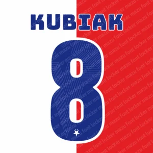 SK Slavia Prague UCL 2026-2027 Font
