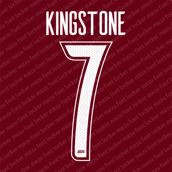 Servette FC 2026-2027 Font Vector – Legendary Grenats Masterpiece
