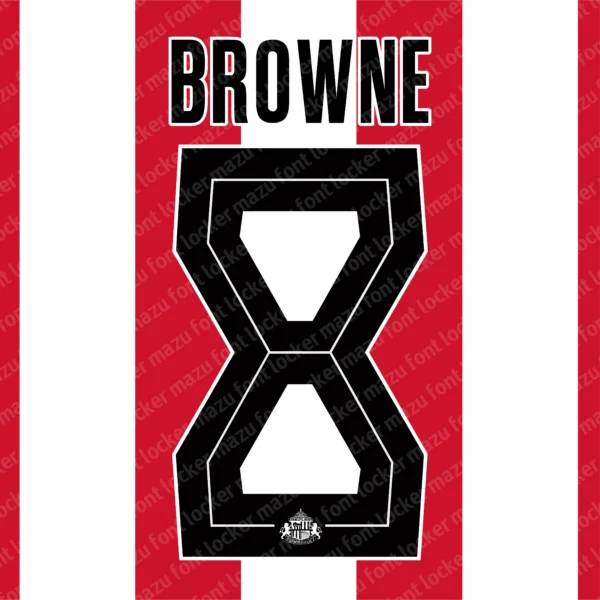 Sunderland 2026-2027 Font Vector – Legendary Black Cats Masterpiece