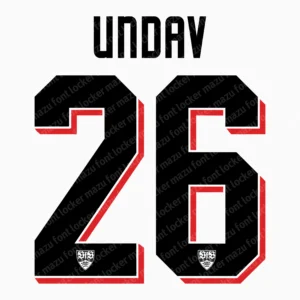 VFB Stuttgart UCL 2026-2027 Font
