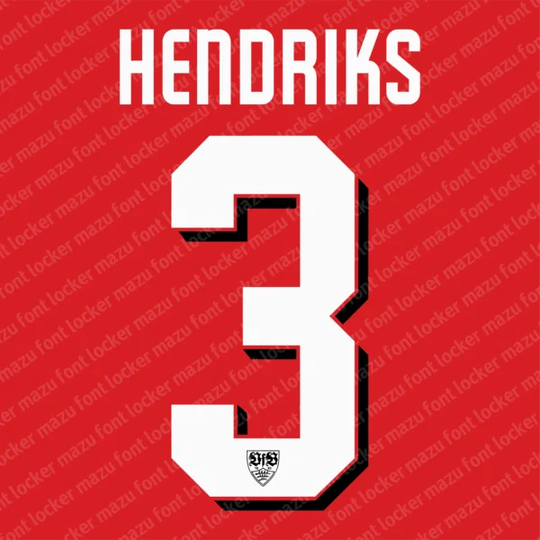 VfB Stuttgart UCL 2026-2027 Font Vector – Legendary Die Roten Masterpiece